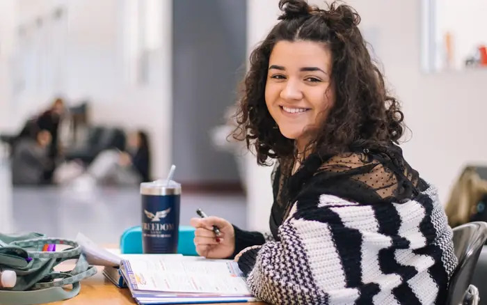 Student comparing online tuition and home tuition options